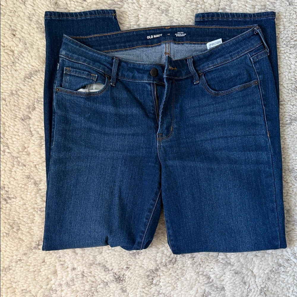 Old Navy Women's Dark Blue Skinny Jeans